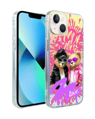 Etui do iPhone 13 IBIZU California Sunset zmieniające kolor, Couple in Love, zakochana para
