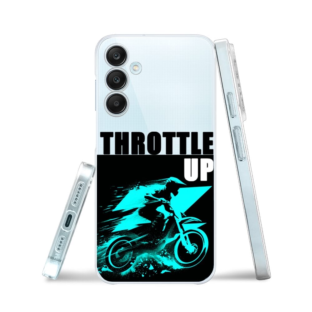 Etui do Samsung Galaxy M35 5G przeźroczyste, silikonowe Flexi, Bikers, Cross na maxa - obrazek 3