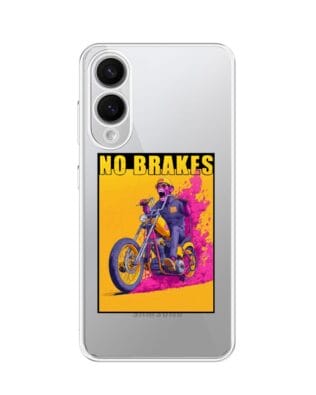 Etui do Samsung Galaxy S25 Edge przeźroczyste, silikonowe Flexi, Bikers, Motocyklem przez świat