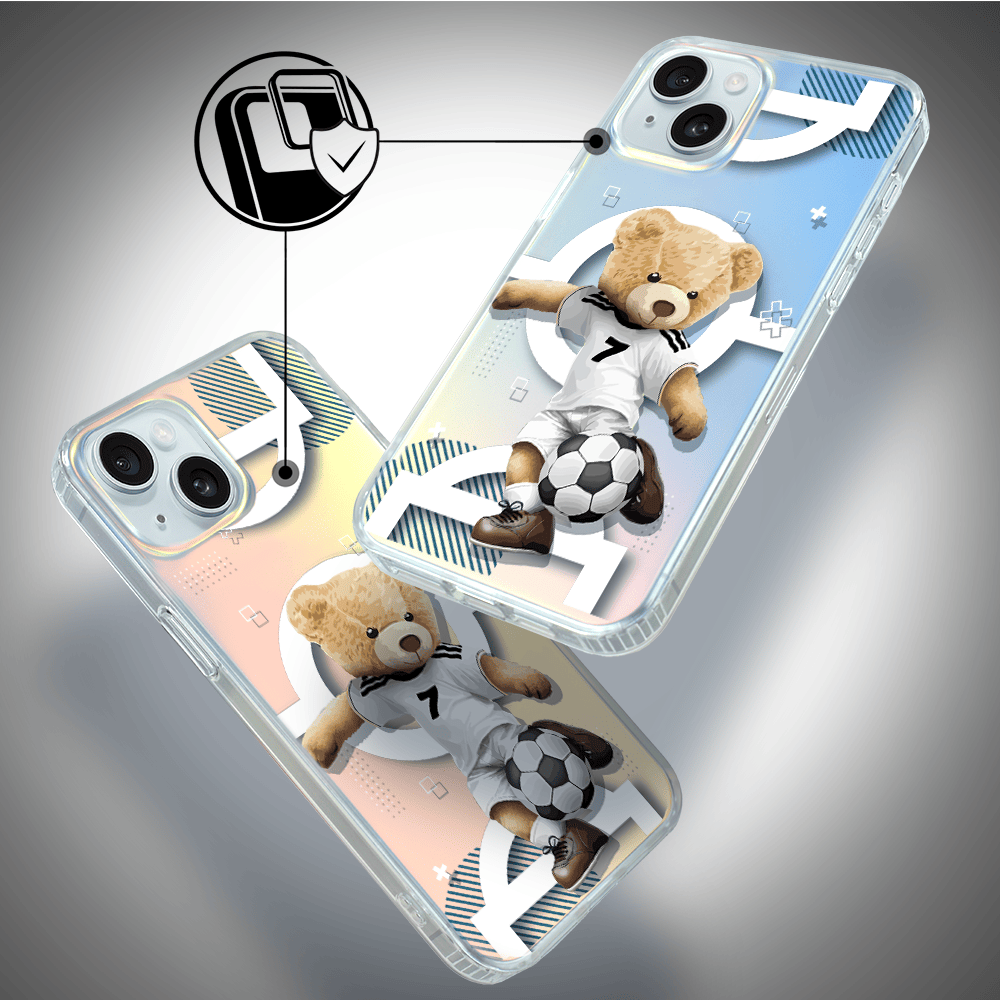 Etui do iPhone 15 Plus IBIZU California Sunset, zmieniające kolor, Football Boy, piłka nożna - obrazek 3