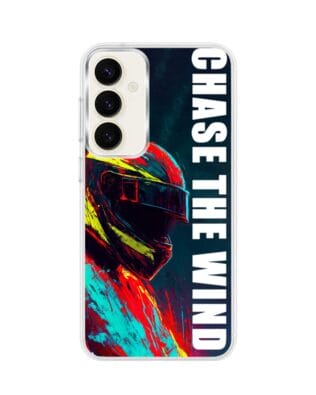 Etui do Samsung Galaxy S23 Plus z MagSafe przeźroczyste, silikonowe Flexi, Bikers, Chase The Wind