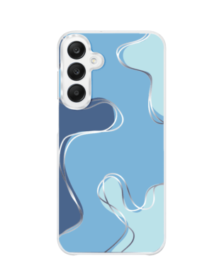 Etui do Samsung Galaxy A25 5G z MagSafe przeźroczyste, silikonowe Flexi, spokój oceanu