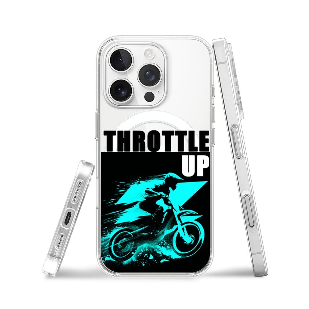 Etui do iPhone 16 Pro Max z MagSafe przeźroczyste, silikonowe Flexi, Bikers, Cross na maxa - obrazek 3