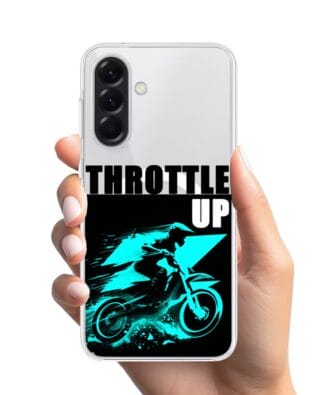 Etui do Samsung Galaxy A56 5G z MagSafe przeźroczyste, silikonowe Flexi, Bikers, Cross na maxa