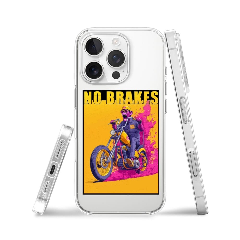 Etui do iPhone 16 Pro Max przeźroczyste, silikonowe Flexi, Bikers, Motocyklem przez świat - obrazek 3