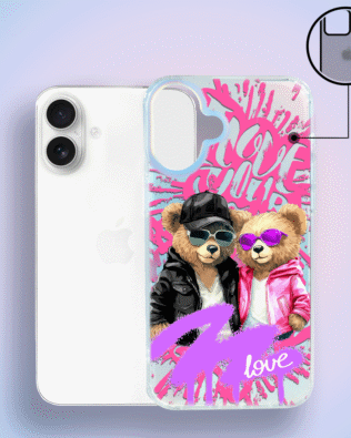 Etui do iPhone 16 Plus IBIZU California Sunset z MagSafe, zmieniające kolor, Couple in Love, zakochana para