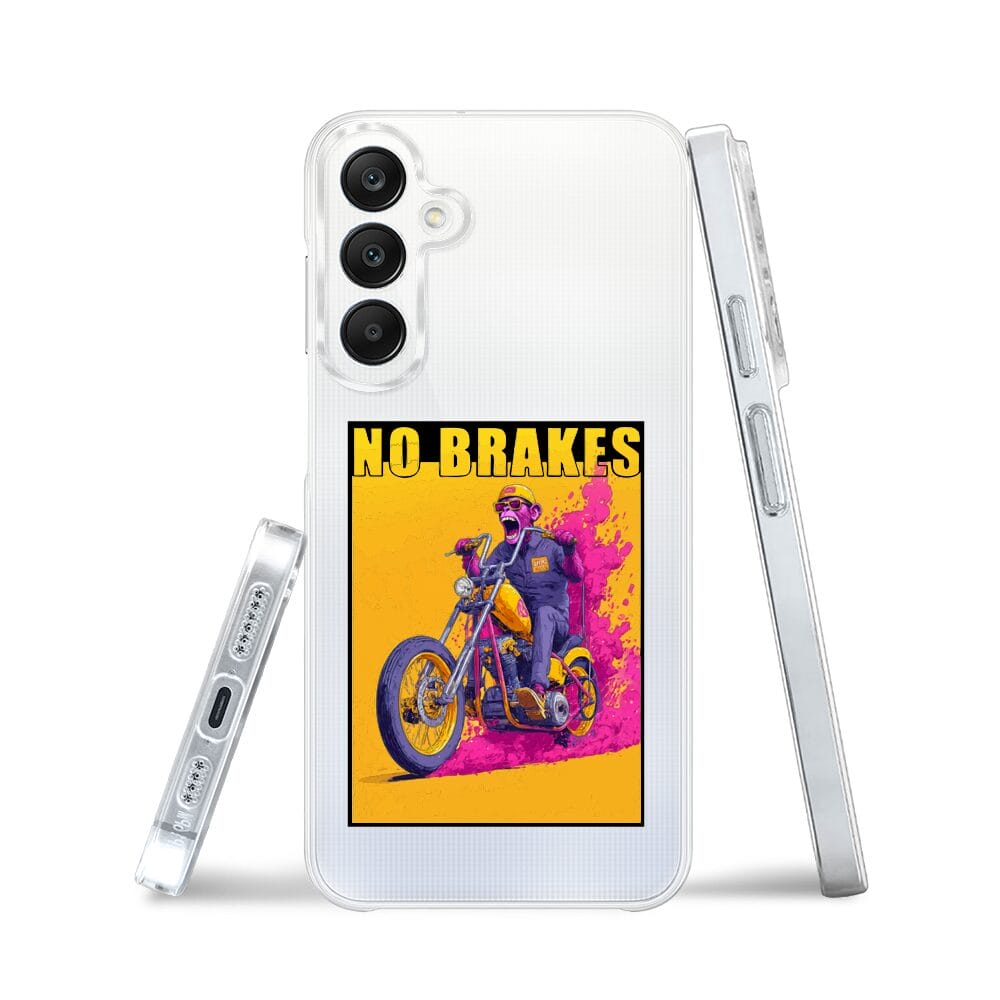 Etui do Samsung Galaxy A25 5G z MagSafe przeźroczyste, silikonowe Flexi, Bikers, Motocyklem przez świat - obrazek 3