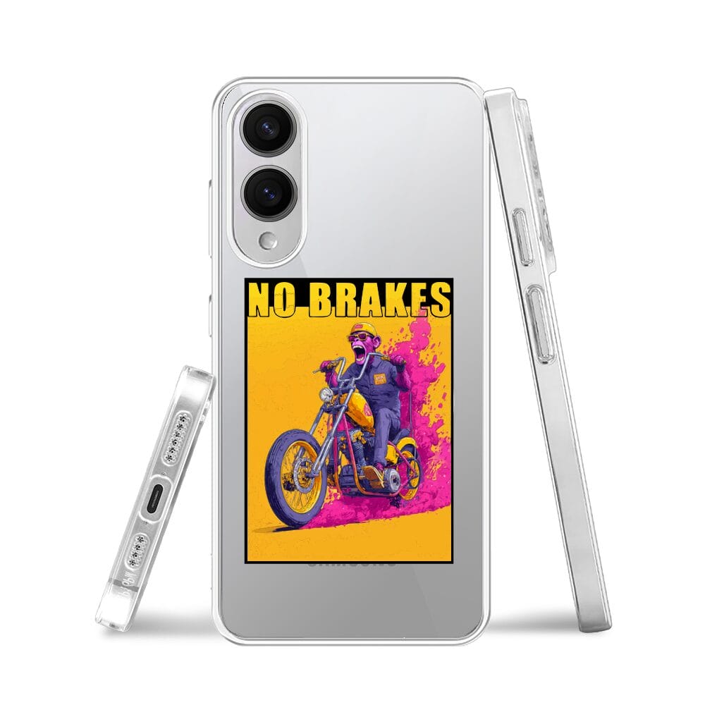 Etui do Samsung Galaxy S25 Edge z MagSafe przeźroczyste, silikonowe Flexi, Bikers, Motocyklem przez świat - obrazek 3