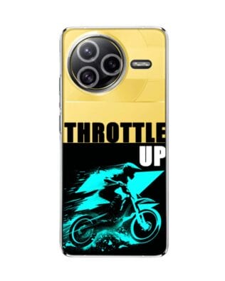 Etui do Xiaomi POCO F7 Ultra przeźroczyste, silikonowe Flexi, Bikers, Cross na maxa