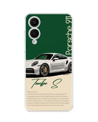 Etui do Samsung Galaxy S25 Edge przeźroczyste, silikonowe Flexi, Szybkie Auta, Elegancja 911