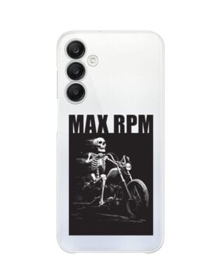 Etui do Samsung Galaxy A25 5G przeźroczyste, silikonowe Flexi, Bikers, Ghost Rider