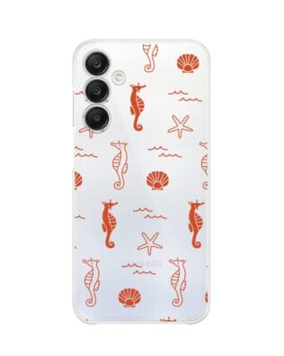 Etui do Samsung Galaxy A25 5G przeźroczyste, silikonowe Flexi, wakacyjne wzory