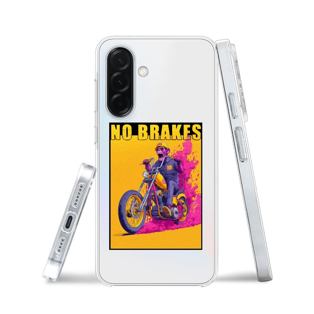 Etui do Samsung Galaxy A36 5G z MagSafe przeźroczyste, silikonowe Flexi, Bikers, Motocyklem przez świat - obrazek 3