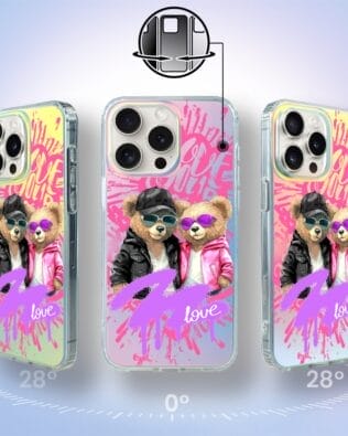 Etui do iPhone 16 Pro IBIZU California Sunset, zmieniające kolor, Couple in Love, zakochana para