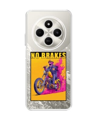 Etui do Xiaomi POCO C75 przeźroczyste, silikonowe Flexi, Bikers, Motocyklem przez świat