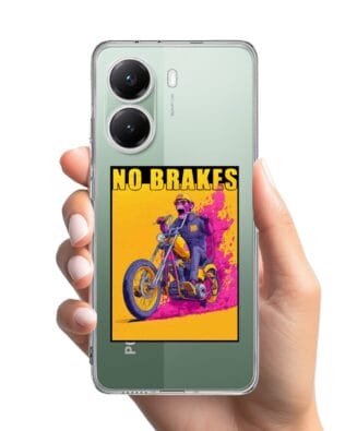 Etui do Xiaomi POCO X7 Pro przeźroczyste, silikonowe Flexi, Bikers, Motocyklem przez świat