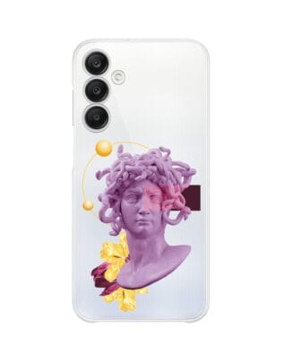 Etui do Samsung Galaxy A25 5G przeźroczyste, silikonowe Flexi, antyczna figura