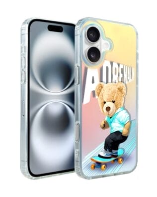 Etui do iPhone 16 IBIZU California Sunset, zmieniające kolor, Adrenalin, deskorolka