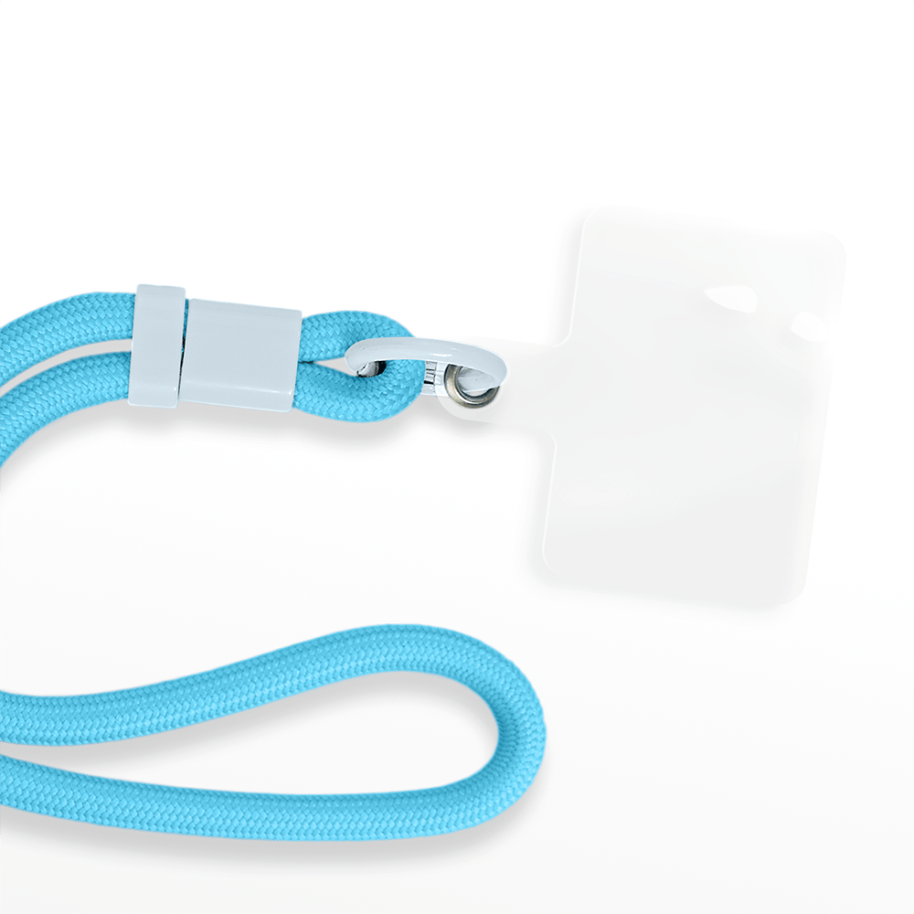 Regulowana smycz, krótki pasek na nadgarstek do telefonu, ultramaryna - obrazek 4