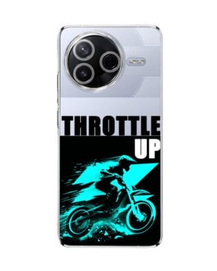 Etui do Xiaomi POCO X7 Pro przeźroczyste, silikonowe Flexi, Bikers, Cross na maxa