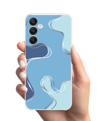 Etui do Samsung Galaxy A25 5G przeźroczyste, silikonowe Flexi, spokój oceanu