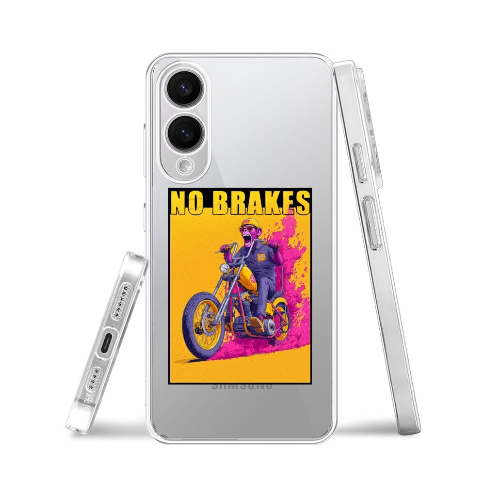 Etui do Samsung Galaxy S25 Edge przeźroczyste, silikonowe Flexi, Bikers, Motocyklem przez świat - obrazek 3