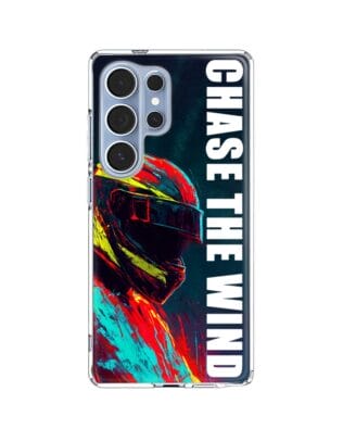 Etui do Samsung Galaxy S25 Ultra z MagSafe przeźroczyste, silikonowe Flexi, Bikers, Chase The Wind