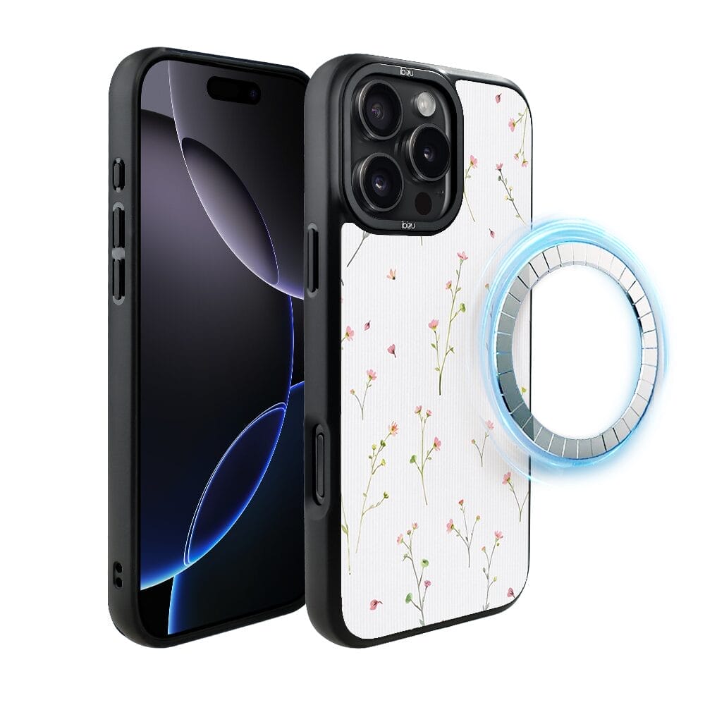 Etui do iPhone 16 Pro IBIZU DropGuard Matt z MagSafe, Pastel Bloom, Polna fantazja