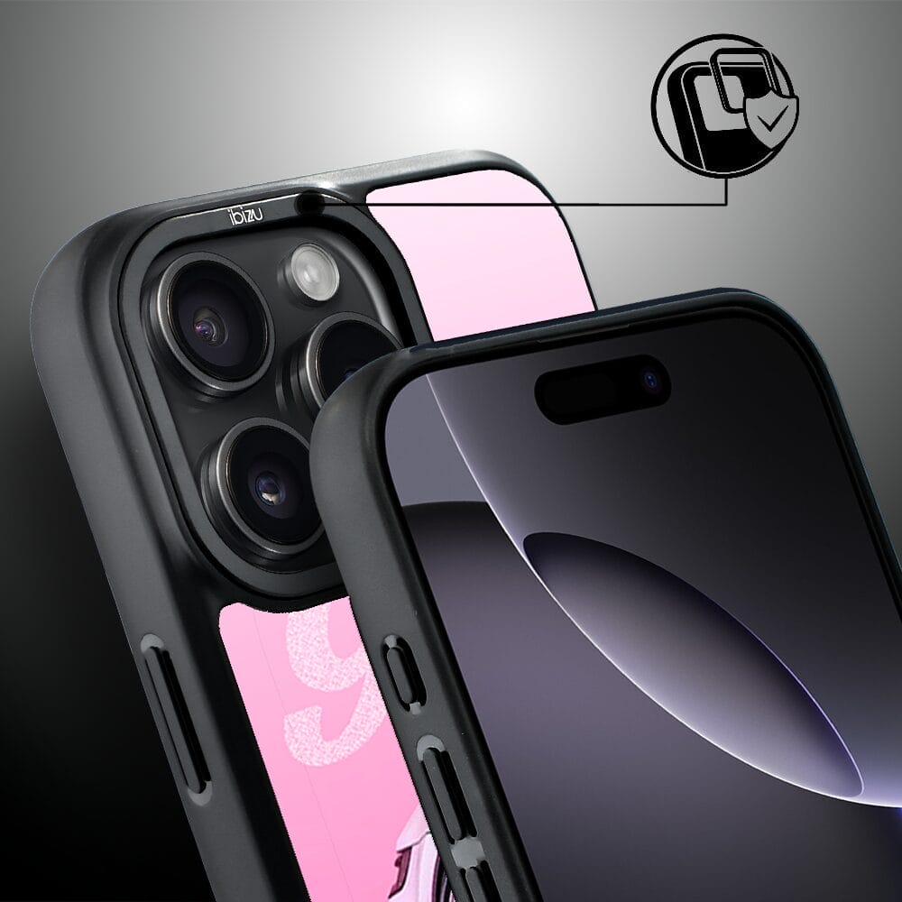 Etui do iPhone 16 Pro IBIZU DropGuard Matt z MagSafe, TechDrive, 911 różowe - obrazek 3