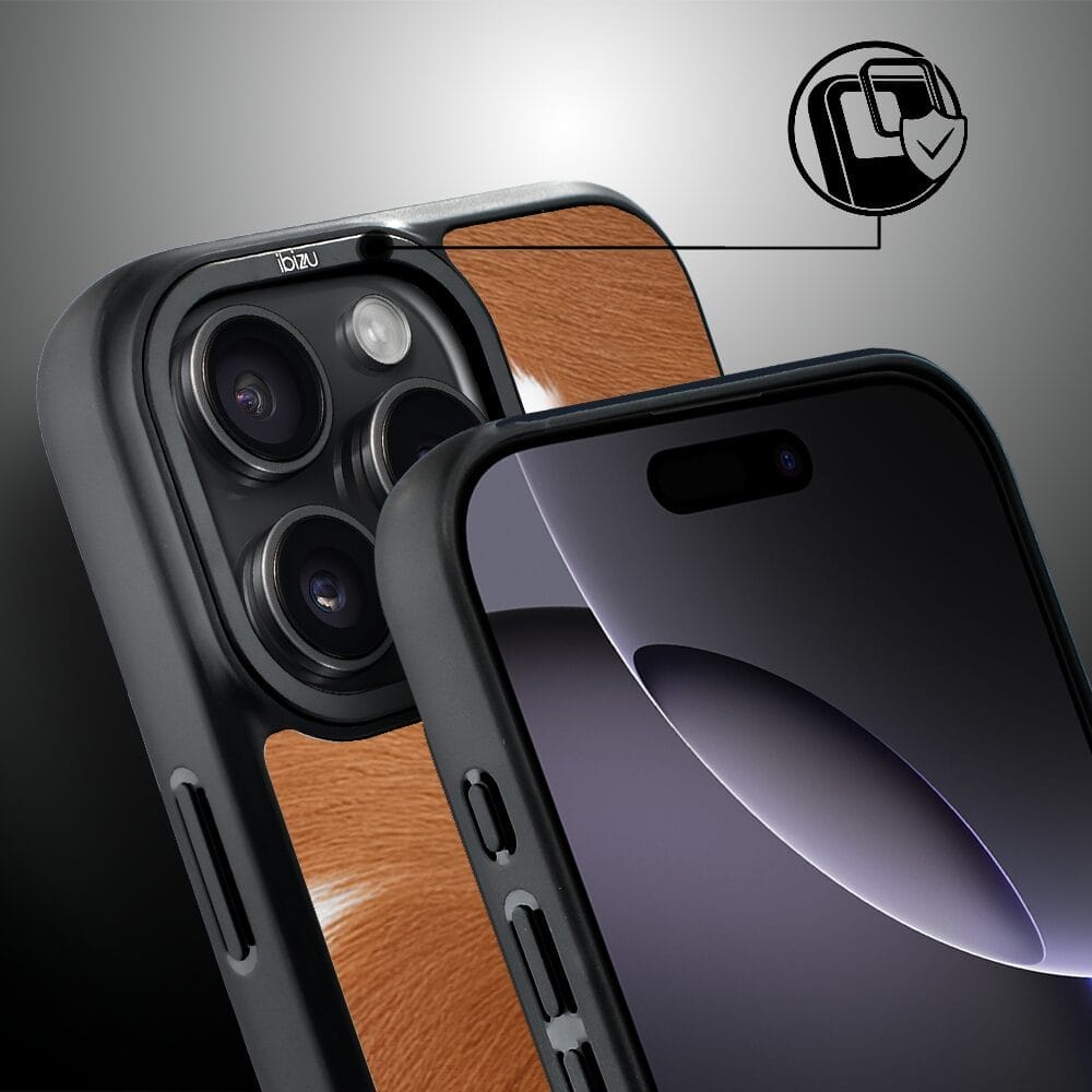 Etui do iPhone 16 Pro Max IBIZU DropGuard Matt z MagSafe, Zew Natury, Alpejska Krowa - obrazek 3