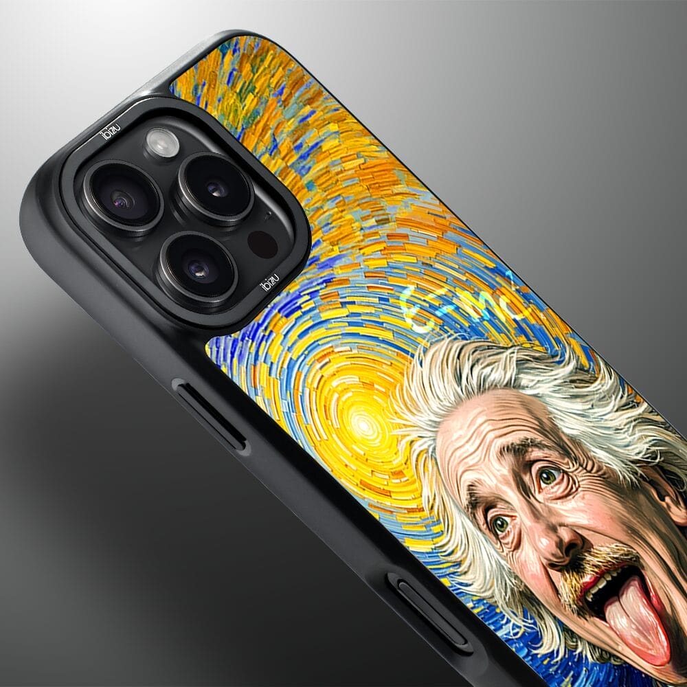 Etui do iPhone 16 Pro IBIZU DropGuard Matt z MagSafe, Einstein - obrazek 4