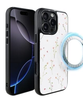 Etui do iPhone 16 Pro Max IBIZU DropGuard Matt z MagSafe, Pastel Bloom, Polna fantazja