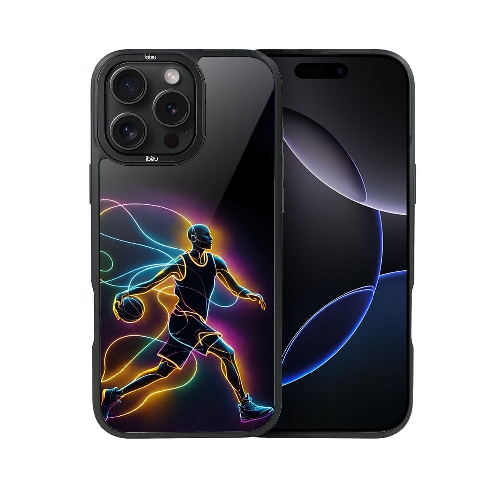 Etui do iPhone 16 Pro Max IBIZU DropGuard Matt z MagSafe, #ElectroMove, Duch koszykówki - obrazek 2