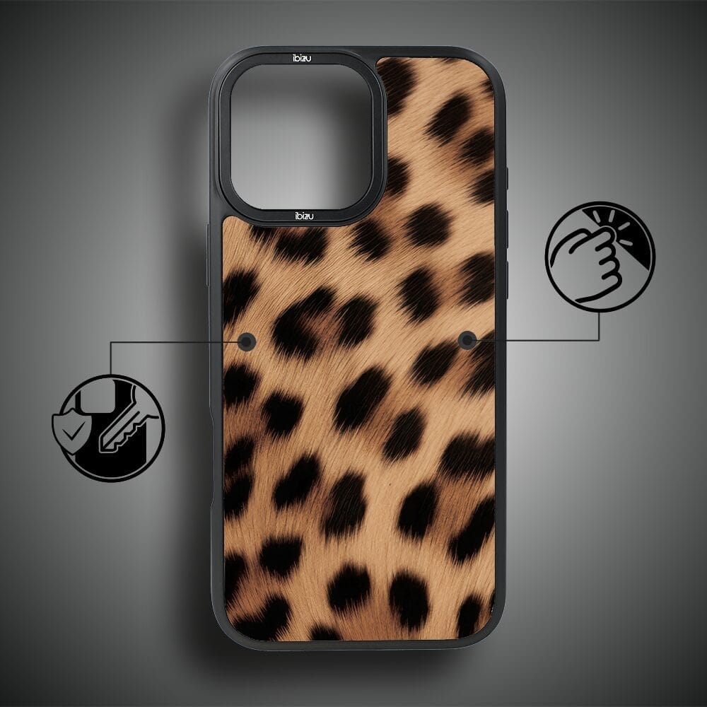 Etui do iPhone 16 Pro IBIZU DropGuard Matt z MagSafe, Zew Natury, Pantera - obrazek 7