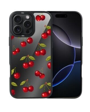 Etui do iPhone 16 Pro Max IBIZU DropGuard Matt z MagSafe, Midnight, Wiśniowa noc