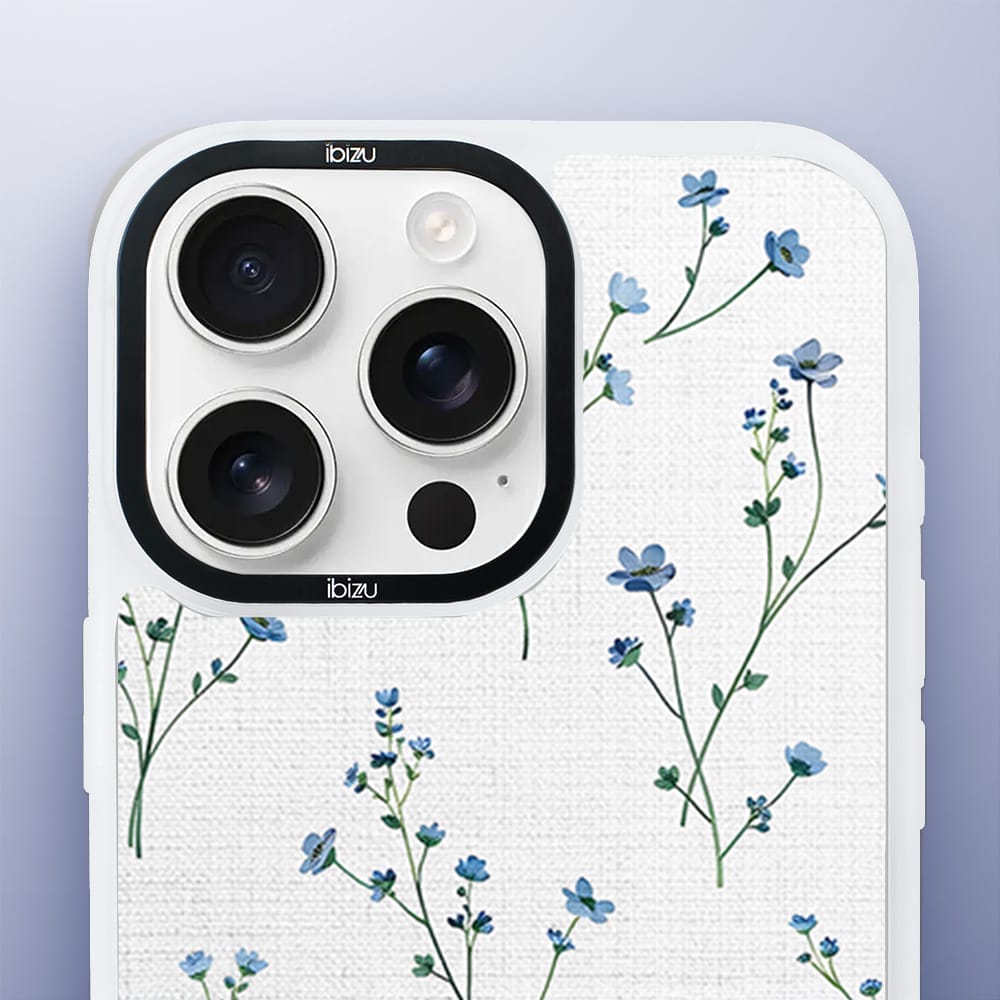 Etui do iPhone 16 Pro Max IBIZU DropGuard Matt z MagSafe, Pastel Bloom, Niebieski sen - obrazek 5