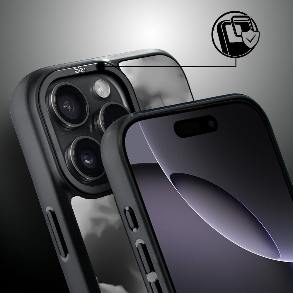 Etui do iPhone 16 Pro Max IBIZU DropGuard Matt z MagSafe, Noir City, Burj Khalifa - obrazek 3