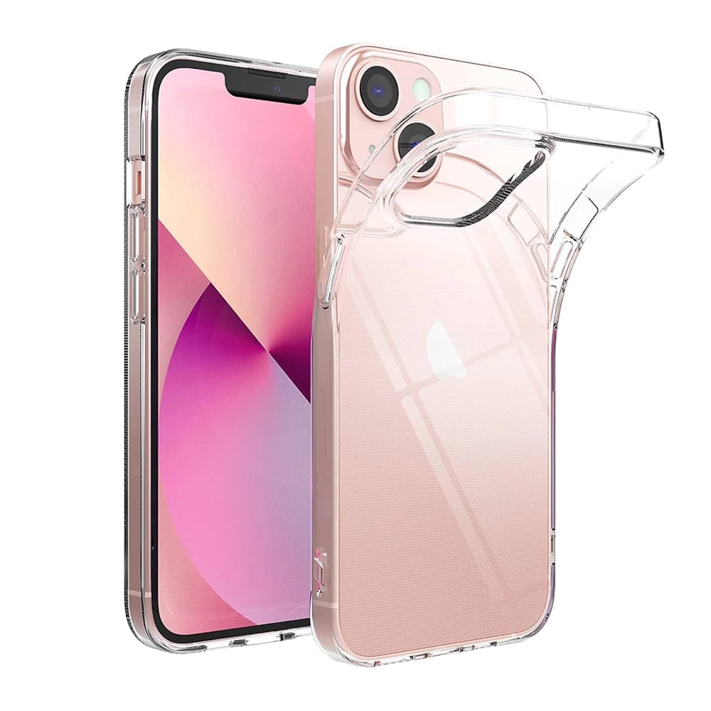 Etui do iPhone 13 silikonowe, przeźroczyste