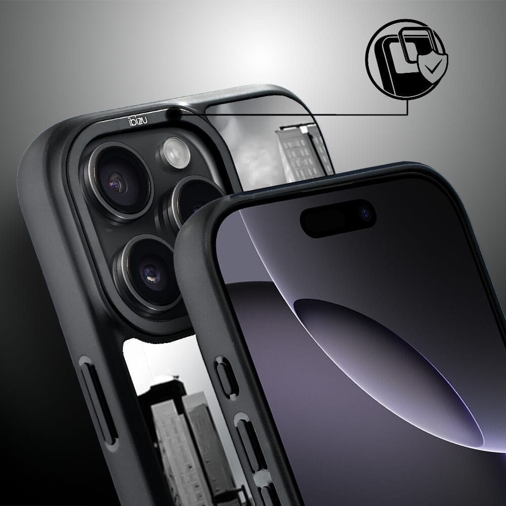 Etui do iPhone 16 Pro Max IBIZU DropGuard Matt z MagSafe, Noir City, Manhattan - obrazek 3