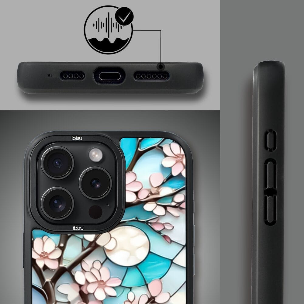 Etui do iPhone 16 Pro IBIZU DropGuard Matt z MagSafe, Barwy Szkła, Księżycowa Wiśnia - obrazek 6