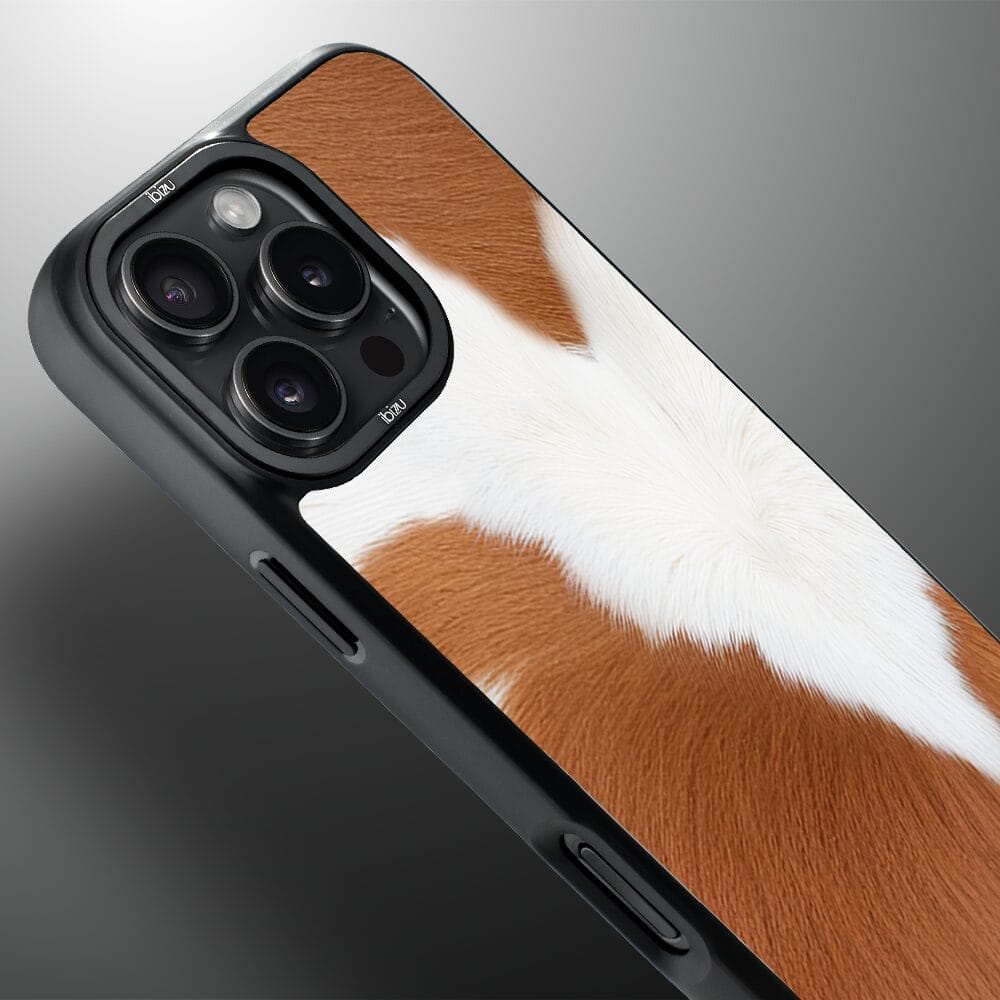 Etui do iPhone 16 Pro IBIZU DropGuard Matt z MagSafe, Zew Natury, Alpejska Krowa - obrazek 4