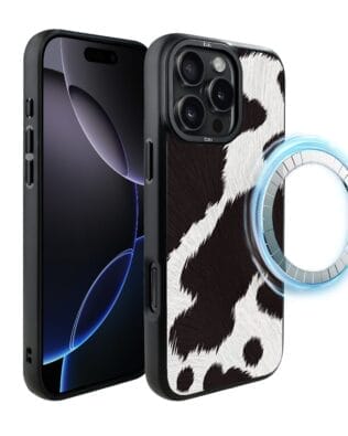 Etui do iPhone 16 Pro IBIZU DropGuard Matt z MagSafe, Zew Natury, Polska Krowa