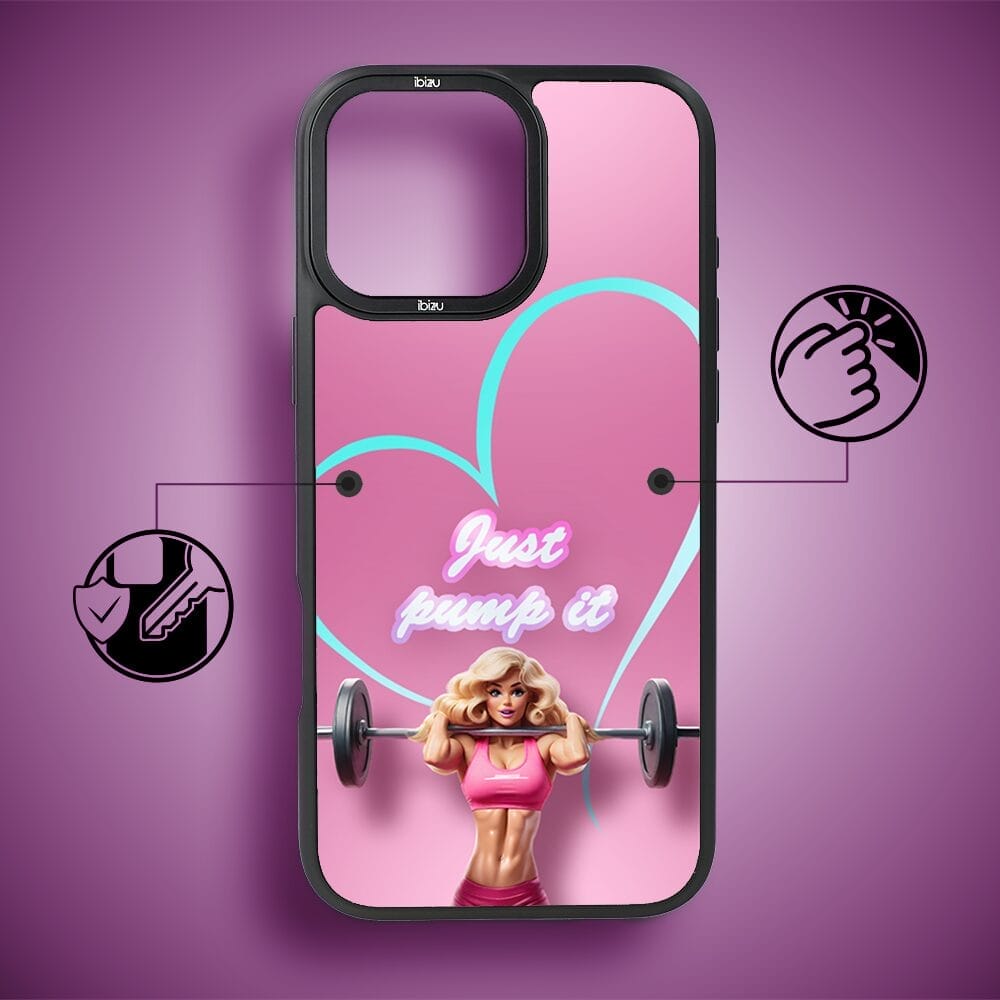 Etui do iPhone 16 Pro Max IBIZU DropGuard Matt z MagSafe, #Move, Pump it love - obrazek 7