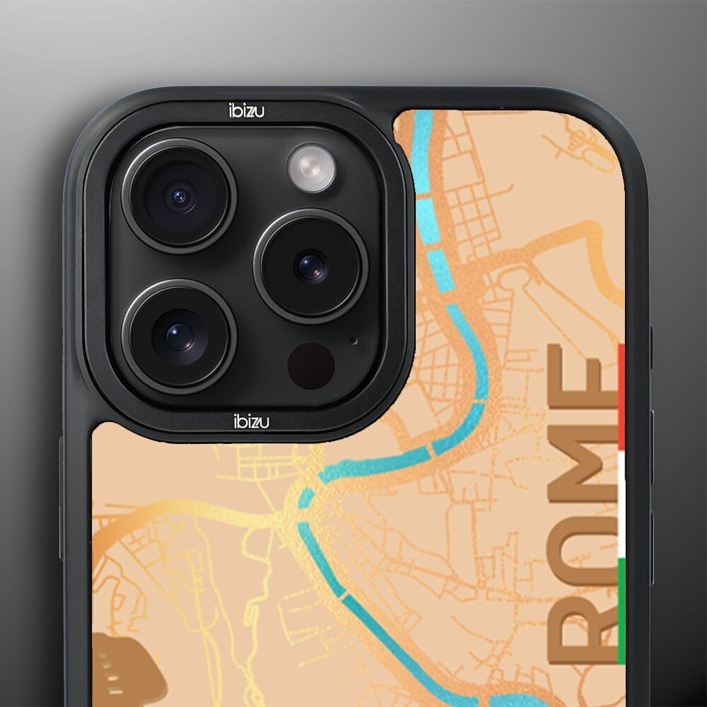 Etui do iPhone 16 Pro IBIZU DropGuard Matt z MagSafe, Mapy Świata, Rome - obrazek 5
