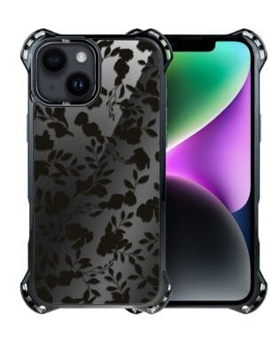 Etui do iPhone 14 Plus IBIZU DropGuard Ultra z MagSafe, Midnight, Cienie liści