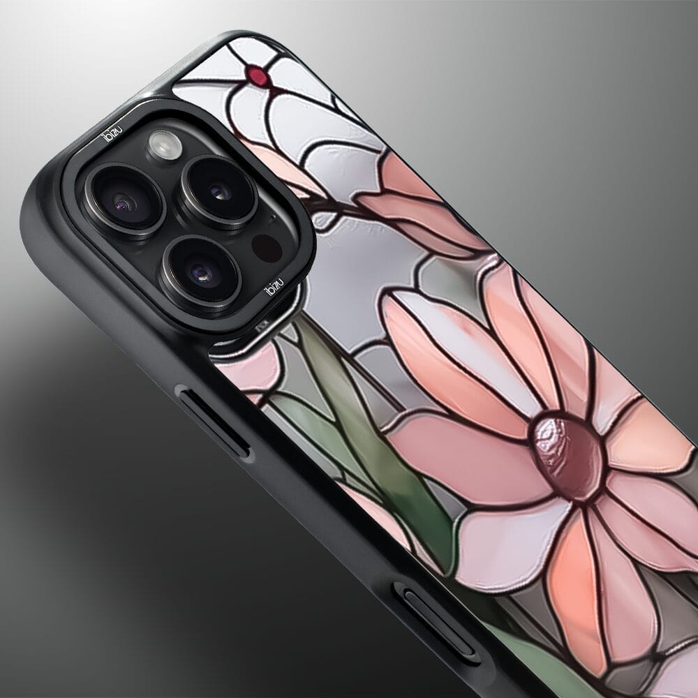 Etui do iPhone 16 Pro IBIZU DropGuard Matt z MagSafe, Barwy Szkła, Różowa magnolia - obrazek 4