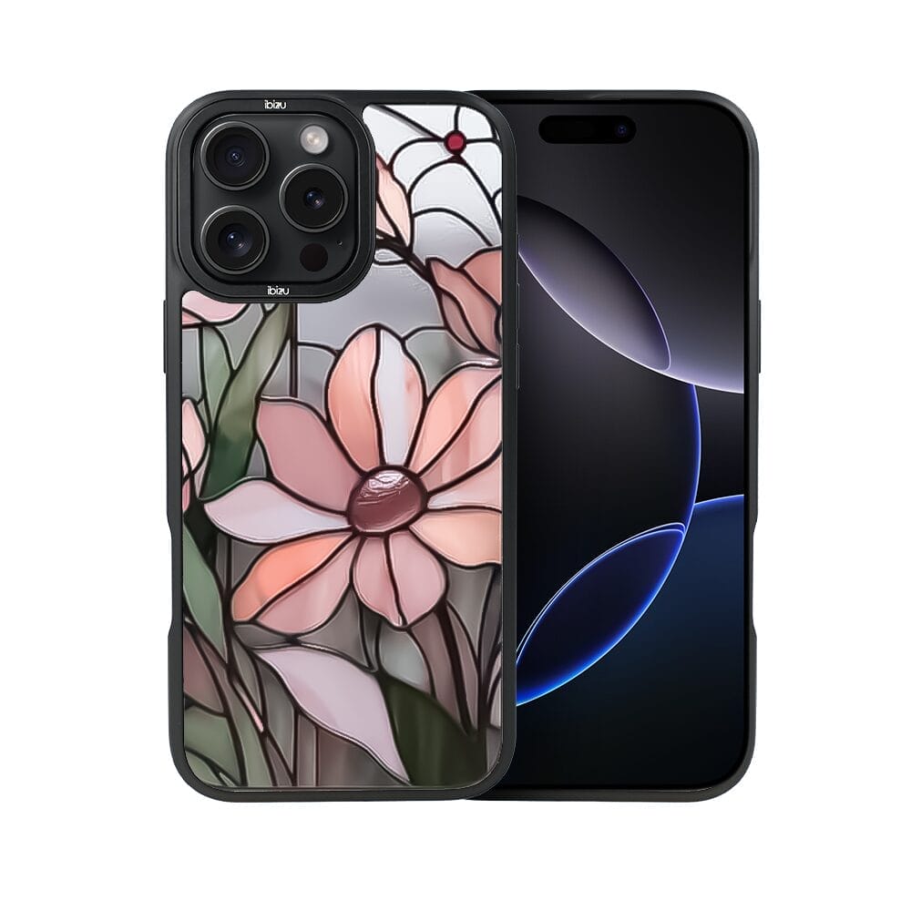 Etui do iPhone 16 Pro IBIZU DropGuard Matt z MagSafe, Barwy Szkła, Różowa magnolia - obrazek 2