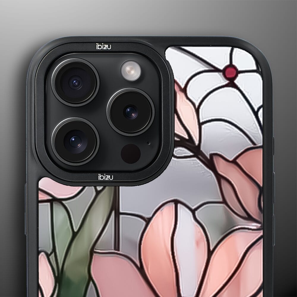 Etui do iPhone 16 Pro IBIZU DropGuard Matt z MagSafe, Barwy Szkła, Różowa magnolia - obrazek 5