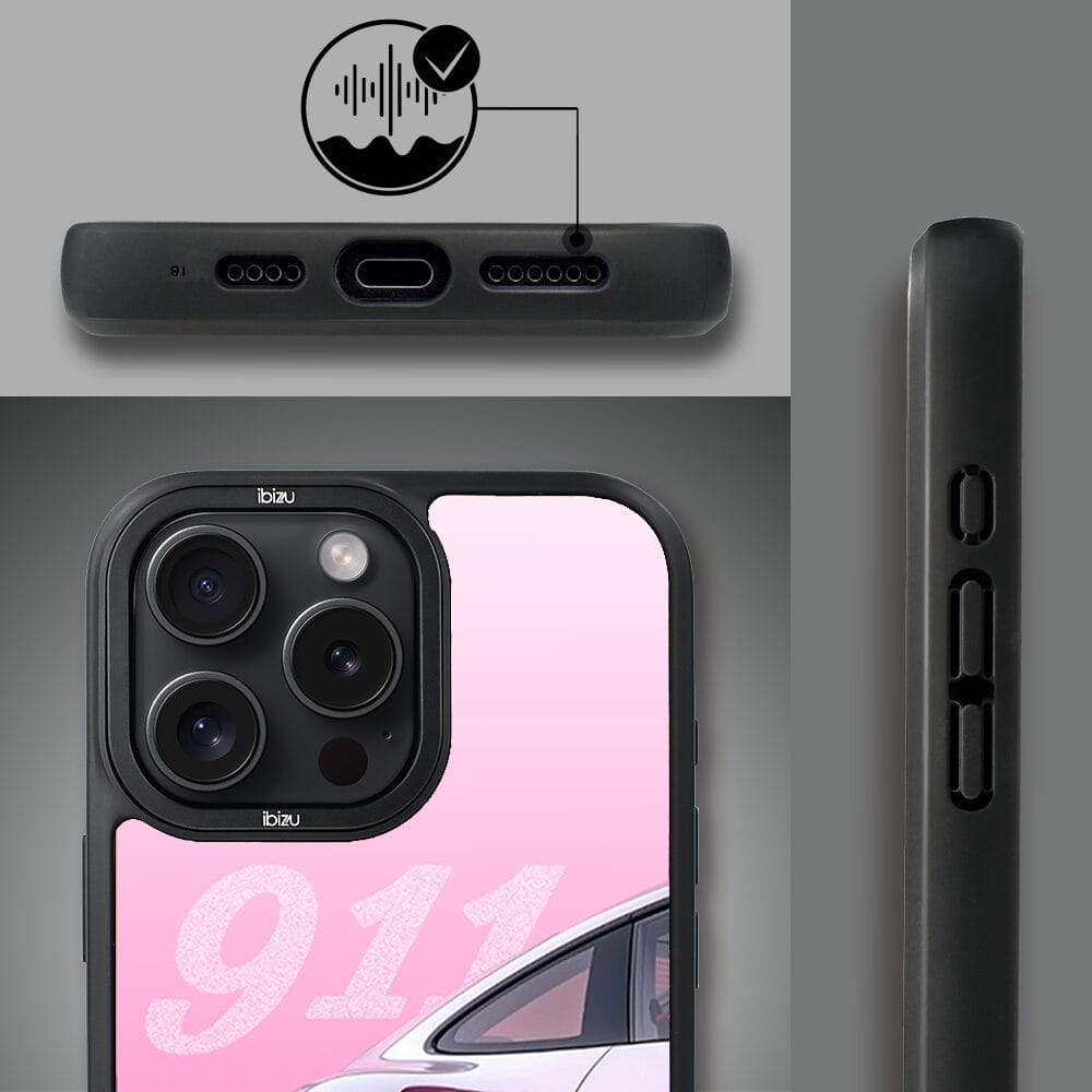 Etui do iPhone 16 Pro Max IBIZU DropGuard Matt z MagSafe, TechDrive, 911 różowe - obrazek 6