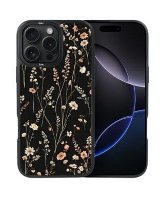 Etui do iPhone 16 Pro IBIZU DropGuard Matt z MagSafe, Pastel Bloom, Północny ogród